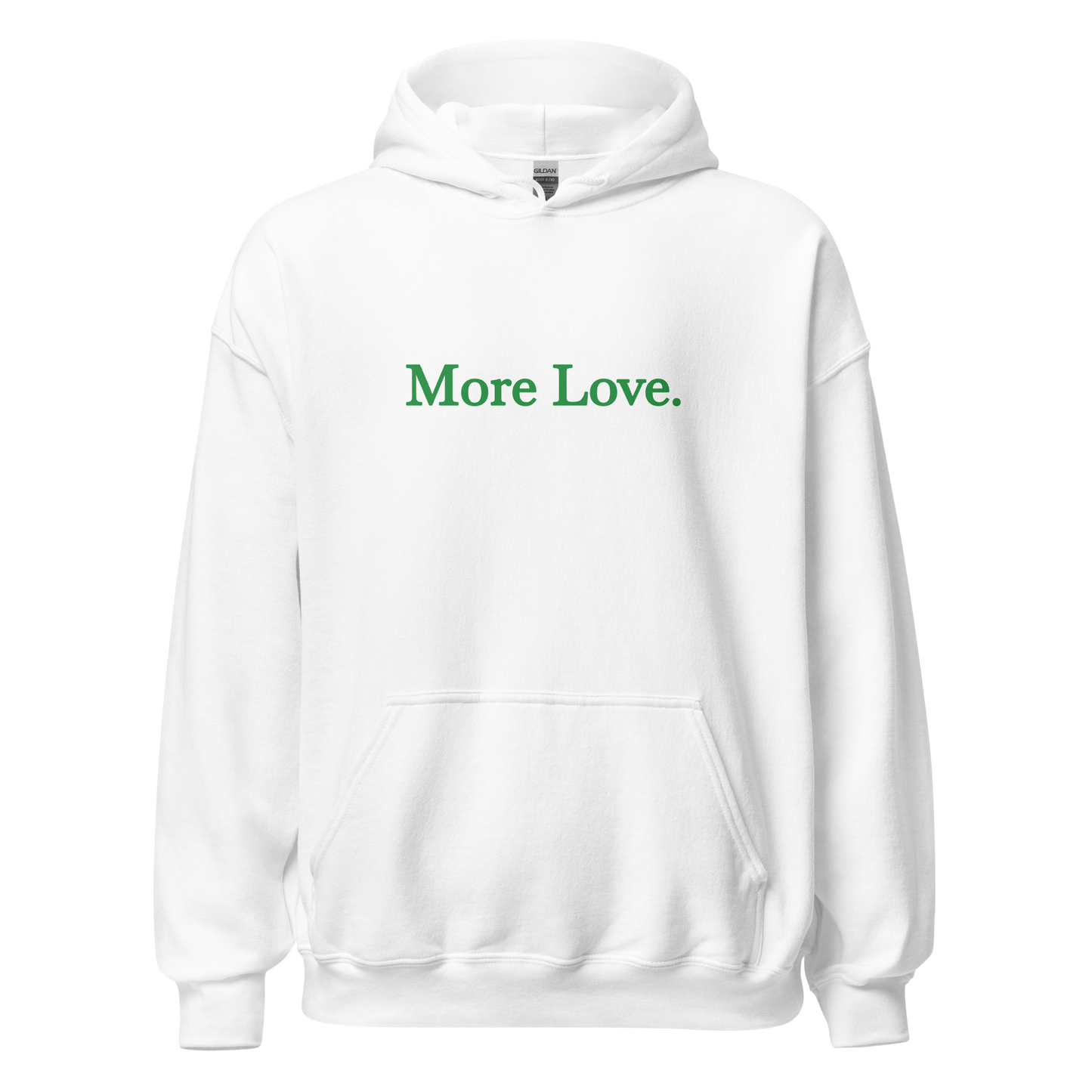 St. Patrick's Day- More Love Hoodie - White/Green