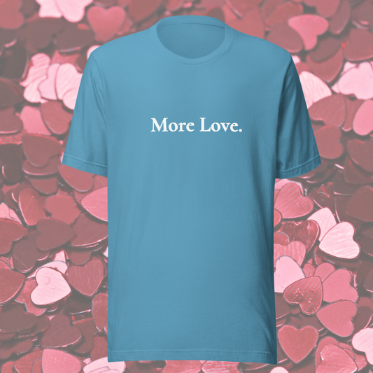 More Love - Light Blue/ White