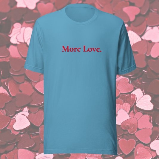 More Love - Light Blue/ Red