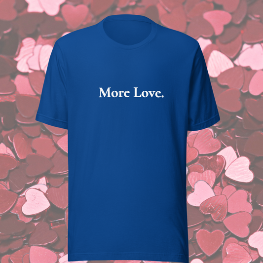 More Love - Blue/ White