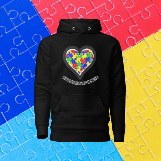 MLLH Hoodie  -Black - Autism Awareness