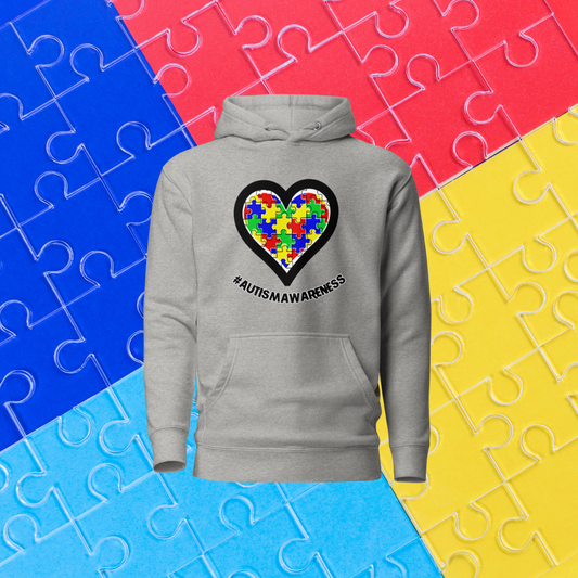 MLLH Hoodie  -Gray - Autism Awareness