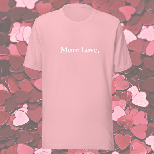 More Love -Pink/White