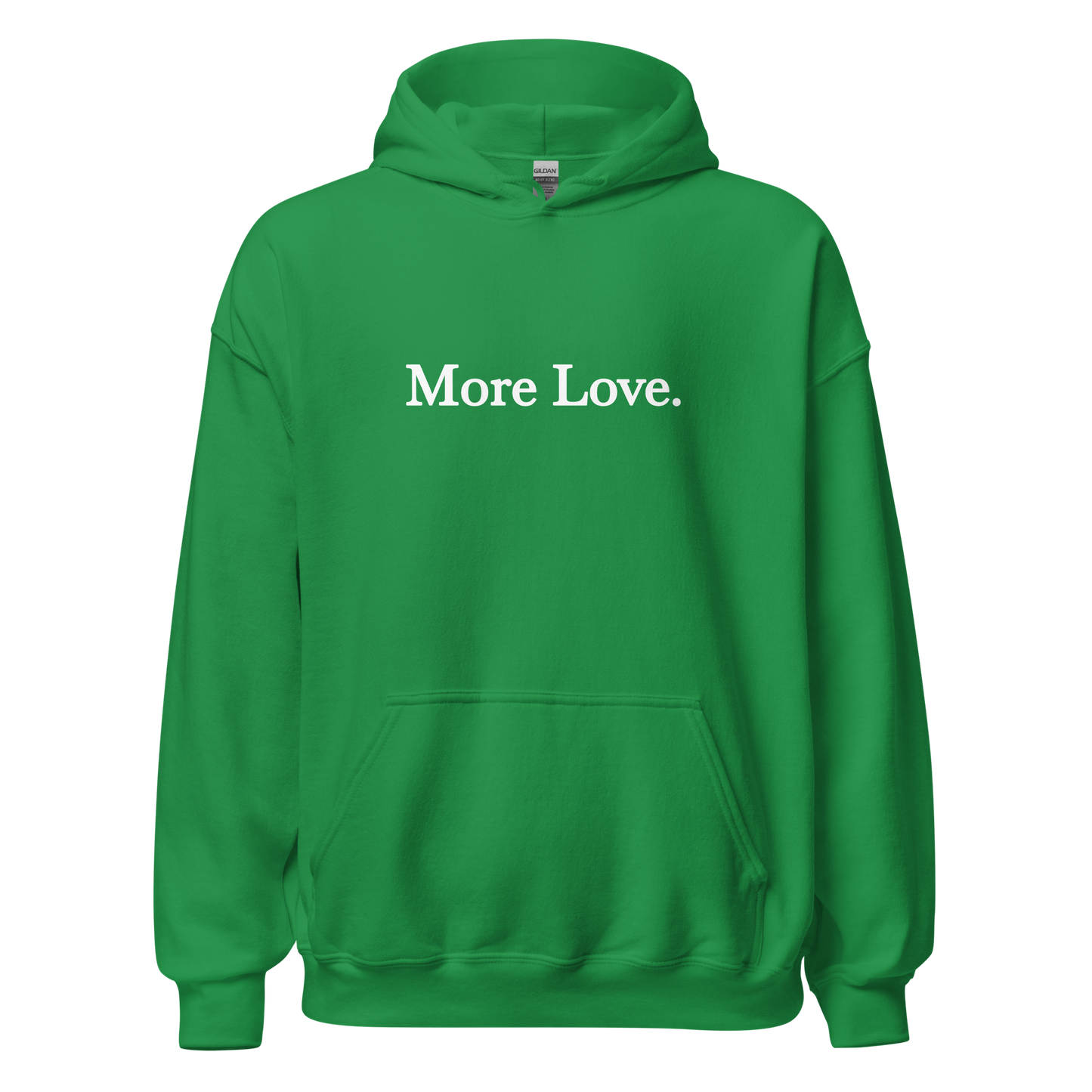 St. Patrick's Day- More Love Hoodie  - Green/White